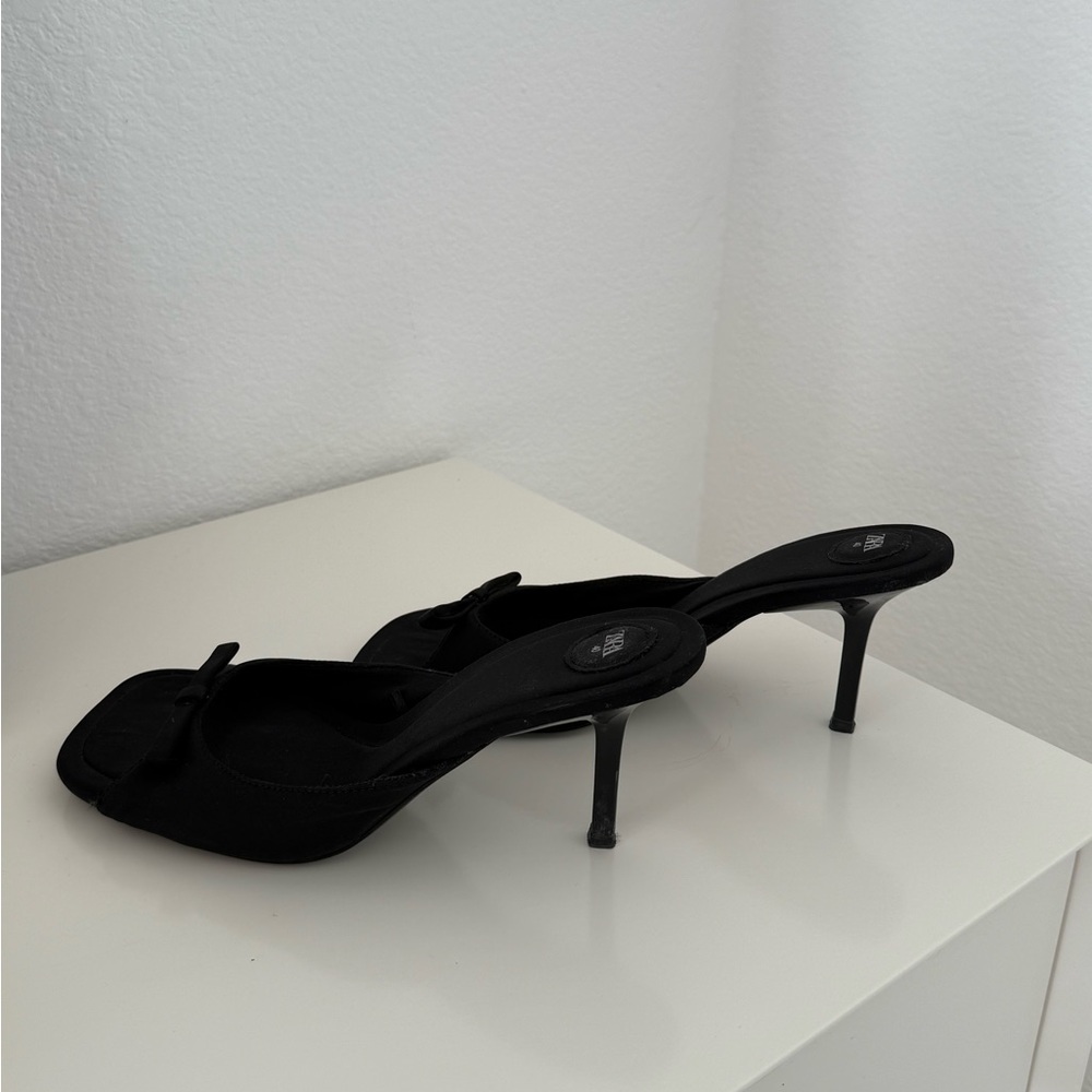 zara black mini heels - Picture 3 of 6